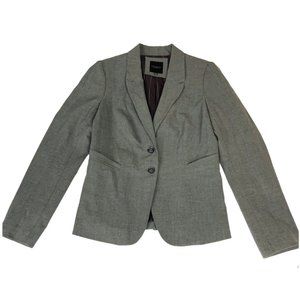 THE LIMITED Blazer Gray with Purple Lining 8